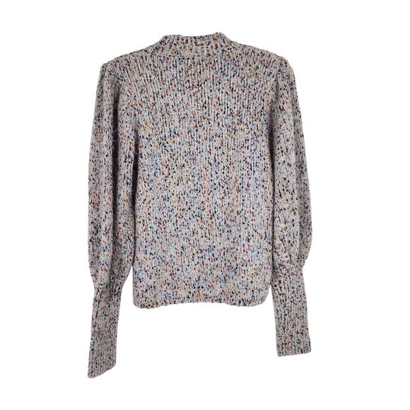 BTFL-Life Donegal Blouson Multicolored Pullover Knit Sweater Size Medium - Picture 3 of 3